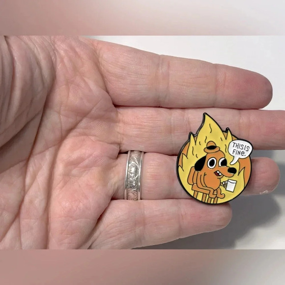 Gunshow ‘On Fire’  Comic - This is fine. Meme Pin 🔥 - Picture 4 of 5